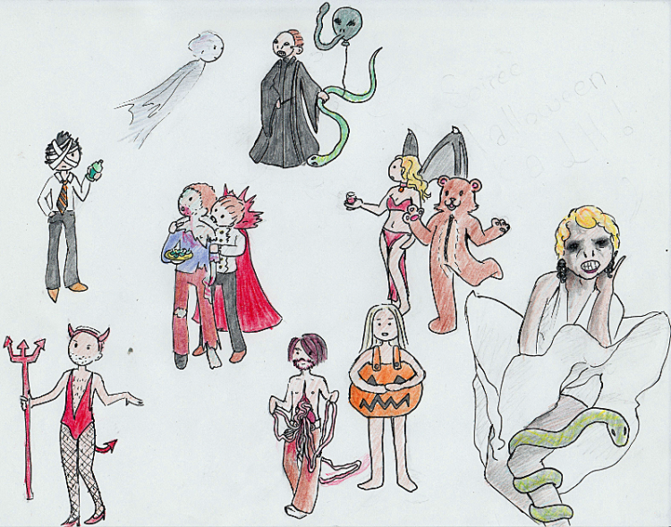 Concours de dessin pour Halloween sur Poudnoir